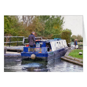 CANAL BOATS CARD