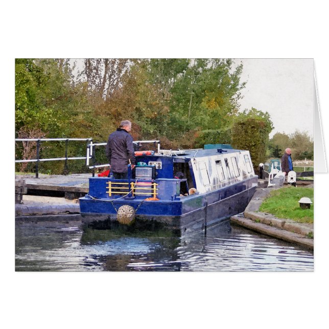 CANAL BOATS CARD (Front Horizontal)