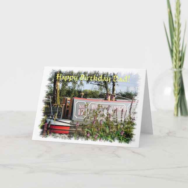 CANAL BOATS CARD (Front)