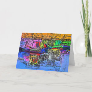 CANAL BOATS CARD
