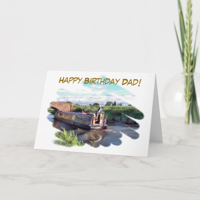 CANAL BOATS CARD (Front)