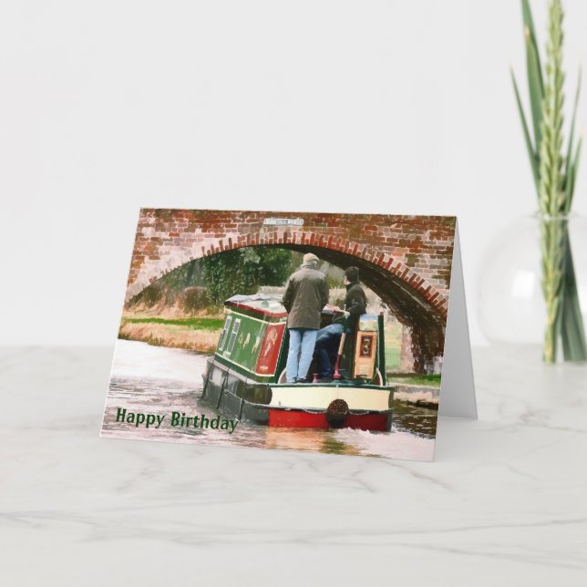 CANAL BOATS CARD (Front)