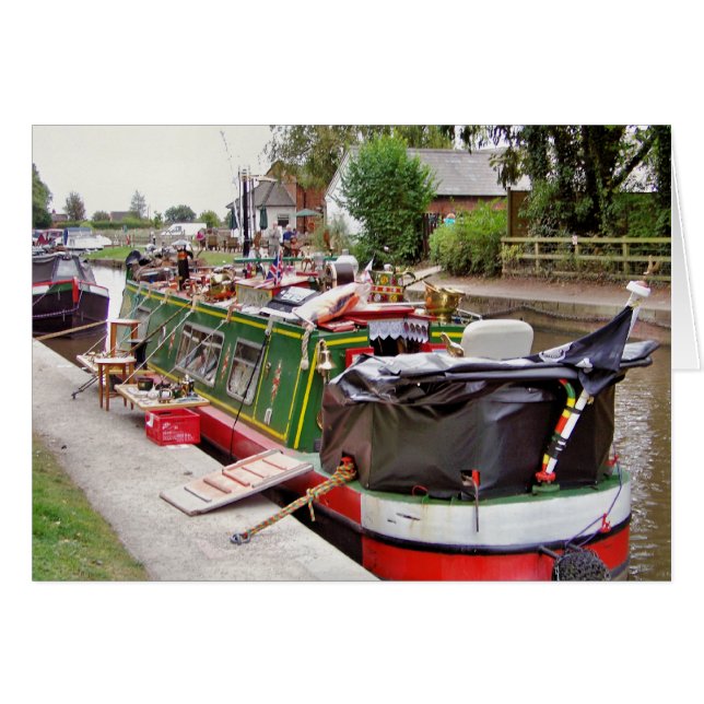 CANAL BOATS card (Front Horizontal)