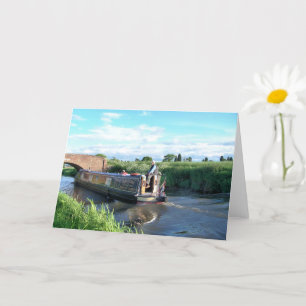 CANAL BOATS CARD