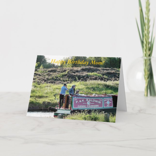 CANAL BOATS CARD (Front)