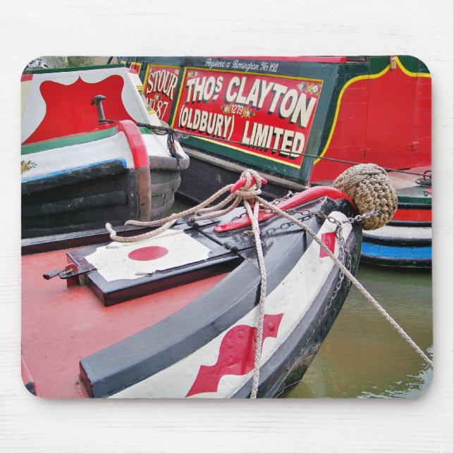 CANAL BOATS MOUSE PAD (Front)