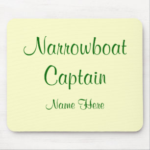 CANAL BOATS MOUSE PAD