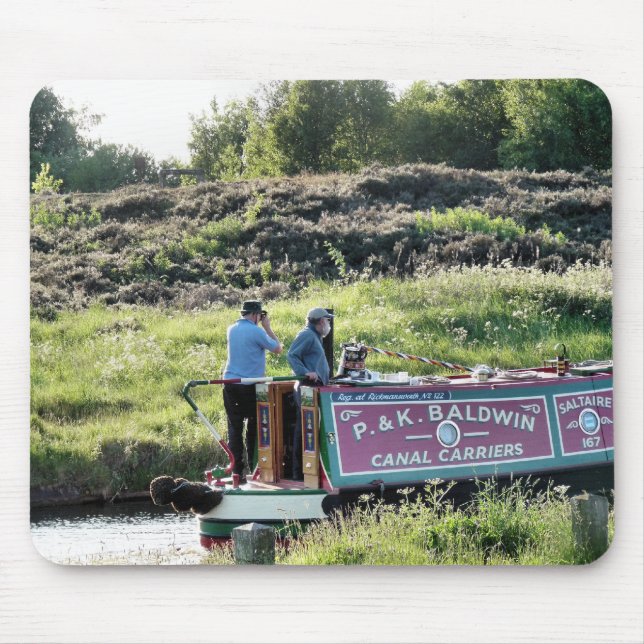 CANAL BOATS MOUSE PAD (Front)