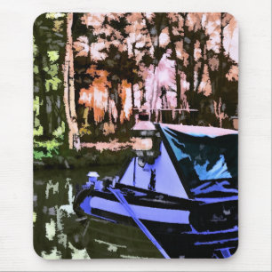 CANAL BOATS MOUSE PAD