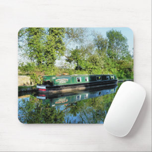 CANAL BOATS MOUSE PAD
