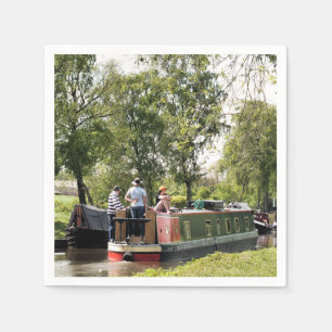 CANAL BOATS NAPKIN