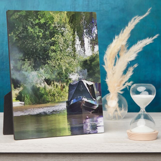 CANAL BOATS PLAQUE (Side)