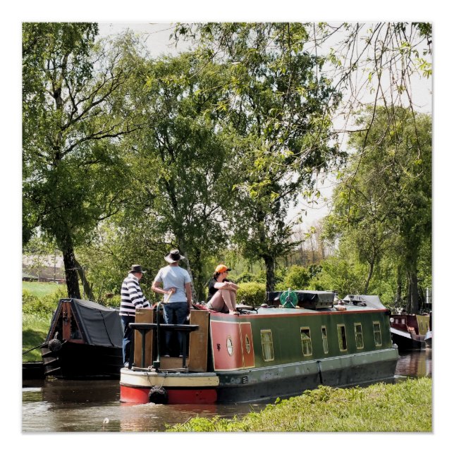 CANAL BOATS POSTER (Front)