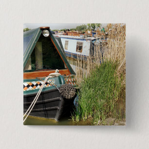 CANAL BOATS UK 15 CM SQUARE BADGE