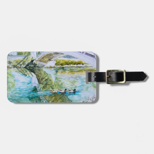 Canal Crossing Luggage Tag (Front Horizontal)