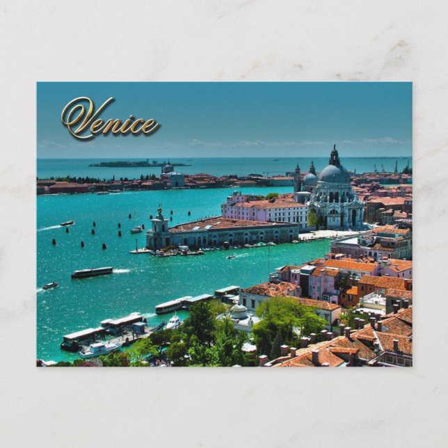 Canal Grande, Venice, Italy Postcard (Front)