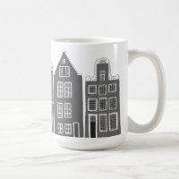 Canal Houses Row Amsterdam Holland Dutch Grey