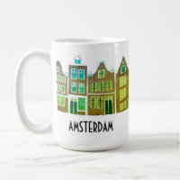 Canal Houses Row Amsterdam Holland Dutch Travel
