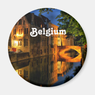 Canal in Belgium Magnet