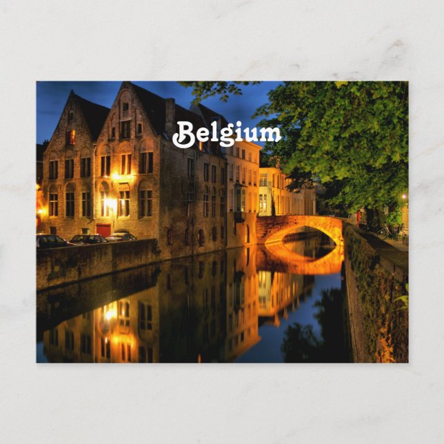 Canal in Belgium Postcard (Front)
