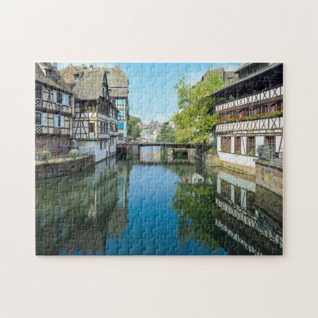 Canal in Strasbourg Jigsaw Puzzle (Horizontal)