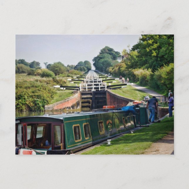 Canal Locks Postcard (Front)