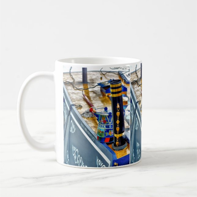 CANAL NARROWBOAT  COFFEE MUG (Left)
