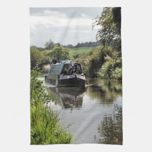 CANAL NARROWBOAT TEA TOWEL