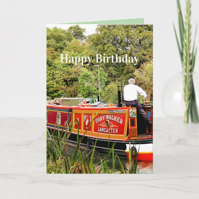 CANAL NARROWBOATS CARD (Front)