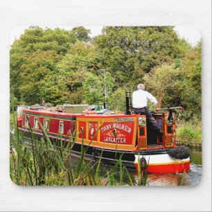 CANAL NARROWBOATS MOUSE PAD