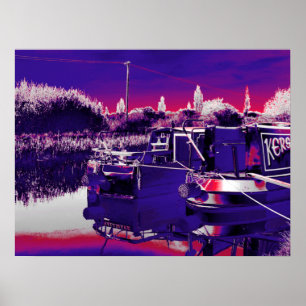 CANAL NARROWBOATS    POSTER