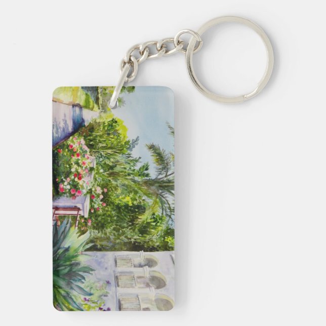 Canal Rose Garden Key Ring (Back)