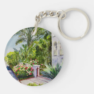 Canal Rose Garden Key Ring