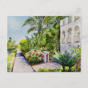 Canal Rose Garden Postcard