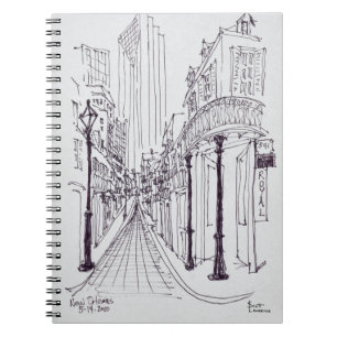 Canal Street New Orleans, Louisiana Notebook