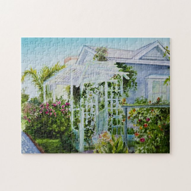 Canal Trellis Jigsaw Puzzle (Horizontal)