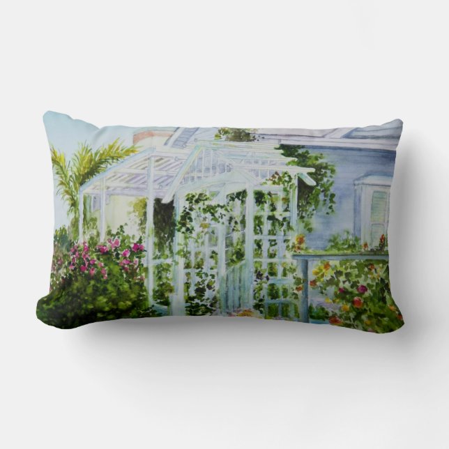 Canal Trellis Lumbar Cushion (Front)
