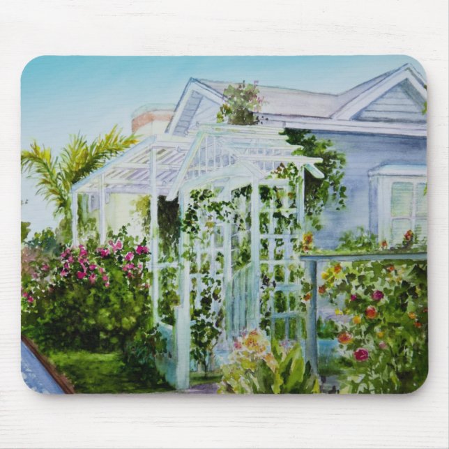 Canal Trellis Mouse Pad (Front)