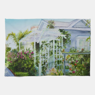 Canal Trellis Tea Towel