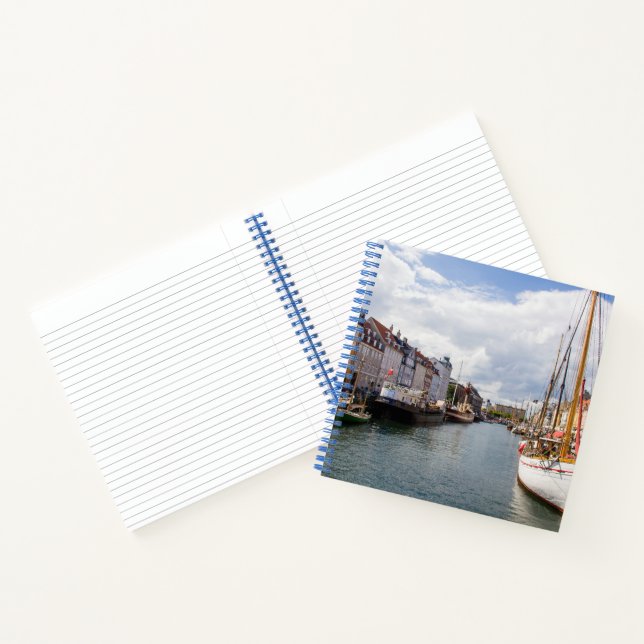 Canal with Boats | Copenhagen Notebook (Inside)