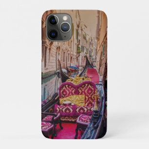 Canal with traditional gondola in Venice, Italy iPhone 11 Pro Case