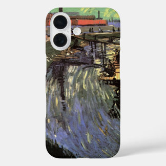 Canal with Women Washing by Vincent van Gogh iPhone 16 Case