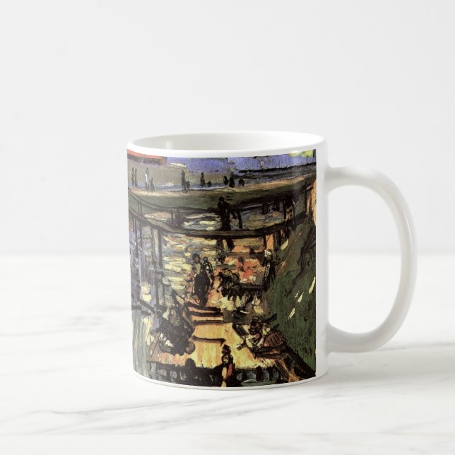 Canal with Women Washing by Vincent van Gogh Coffee Mug (Right)