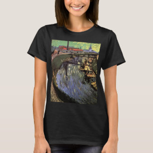 Canal with Women Washing by Vincent van Gogh T-Shirt