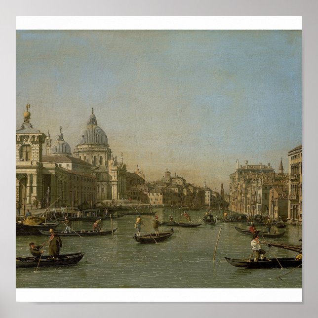 Canaletto -The Entrance to the Grand Canal  Venice Poster (Front)