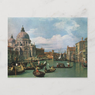 Canaletto,The Grand Canal (1730) Postcard