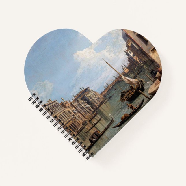 Canaletto View of the Grand Canal    Notebook (Front)