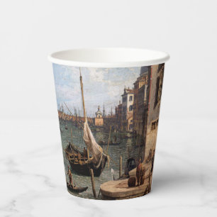 Canaletto View of the Grand Canal Paper Cups