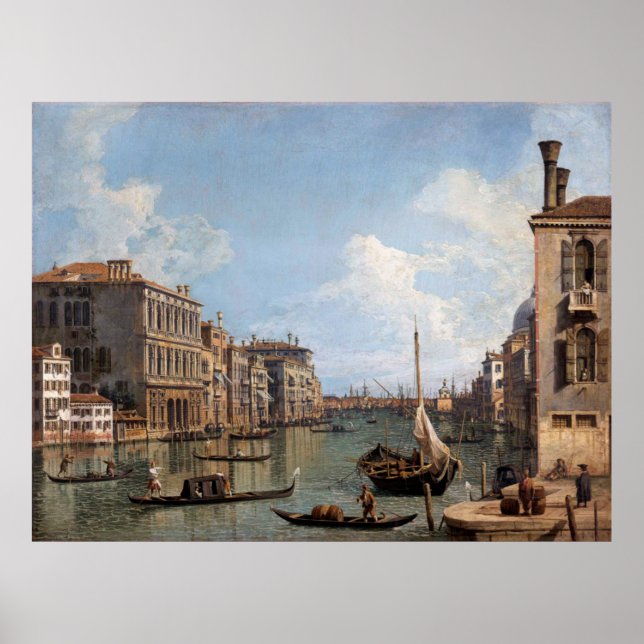 Canaletto View of the Grand Canal   Poster (Front)