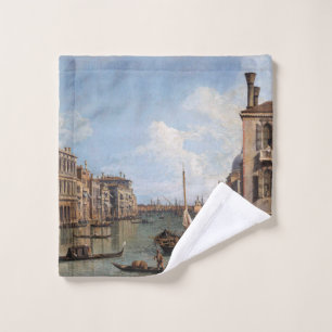 Canaletto View of the Grand Canal Wash Cloth
